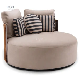 Modern design leather large space chair comfortable living room leisure chair sofa chair