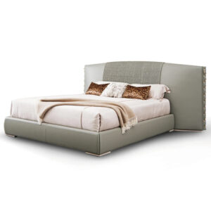 Luxury Premium King Bed Modern Design Leather Bedroom Bed