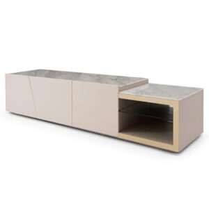 Ekar furniture Leather handle high quality tv stand