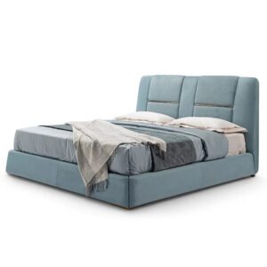 Modern fabric furniture bed comfortable bed plank backrest bedroom bed